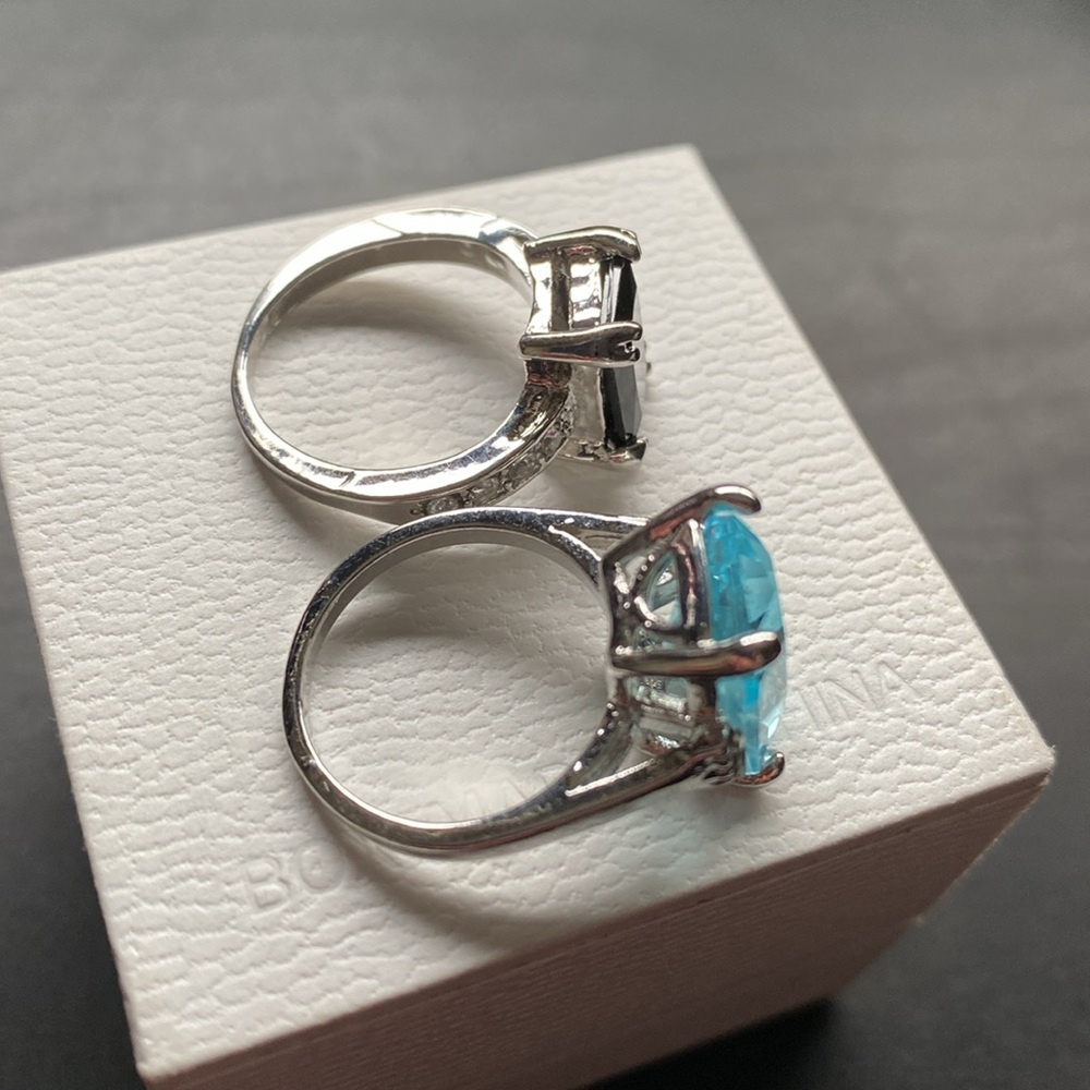 Two Gemstone Rings - Picture 2 of 5